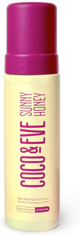Coco & Eve Sunny Honey Bali Bronzing Foam (Ultra Dark), expiry 10/24, tube may come slightly dirty