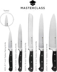 MasterClass Tipless Knife Block Set, 5 Pieces , new but knife block is missing , ID REQUIRED