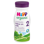 HiPP Organic 2 Follow On Baby Milk Liquid Formula 6-12 months 200ml, best before 15/11/24