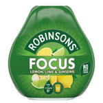 Robinsons Mini Focus Lemon Lime & Ginseng best before 8/24