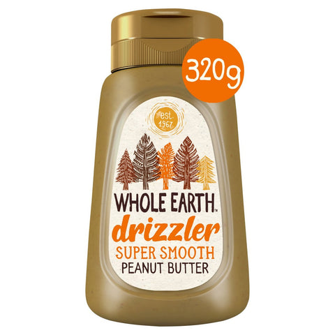 Whole Earth Drizzler Peanut Butter 320g- best before 07/25- slight dirty tube