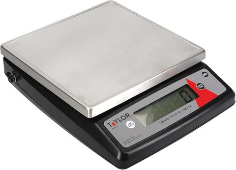 Taylor Digital Kitchen Scales Stainless Steel, 5kg Weighing Capacity, Black- new in original/cruffy box