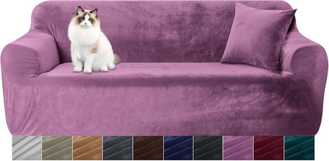Yeahmart Thick Sofa Covers 1/2/3/4 Seater , purple , new  but no original packaging