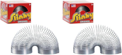 Just Play The Original Slinky Walking Spring (Pack of 2) New but scruffy boxes