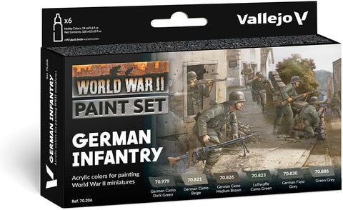 Vallejo VAL70206 Colours for Models and minatures, 17 ml (Pack of 6) New but open, scruffy box