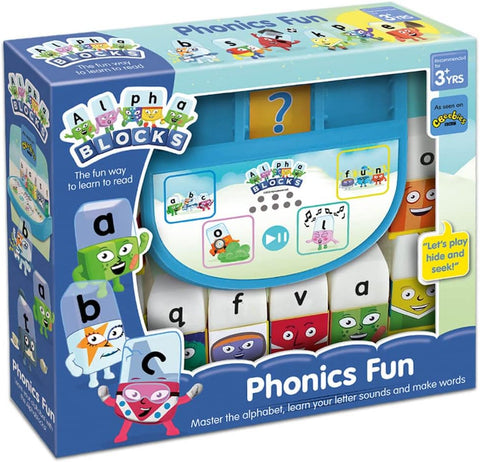 Alphablocks AN20 Phonics Fun Toy, New, tested, open, scruffy box, needs batteries