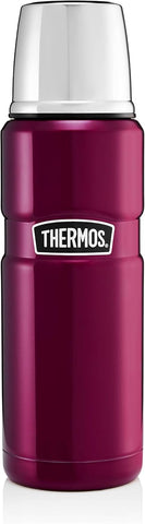 Thermos Flask, Raspberry, 470 ml, condition new, broken label