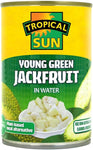 Tropical Sun Young Green Jackfruit in Water, 400g, best before 03/26, dented tin