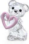 Swarovski Kris Bears Una Bear Crystal Figurine  New but heart  not attached, glueable