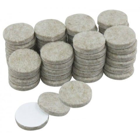 Rolson 48pc 25mm Felt Pads