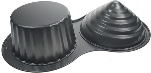 Eddingtons Giant Cupcake Pan , Black- new but damaged label