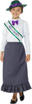 Smiffys Victorian Suffragette Costume, new but the bow is missing , opened-scruffy packaging
