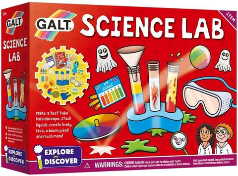 Galt Science Lab - Explore and Discover Science Kit for Kids, used good, open, scruffy box