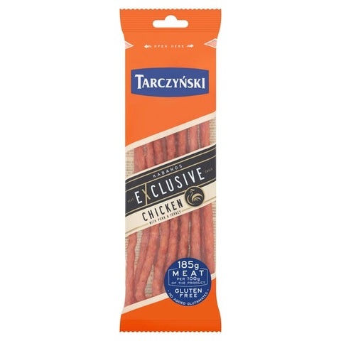 Tarczynski Kabanos Exclusive Poultry/Pork 105g best before 08/04/24, Polish Pack