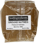 JustIngredients Essentials Nutmeg Ground, 250 g- best before 06/24- dirty label/ pack