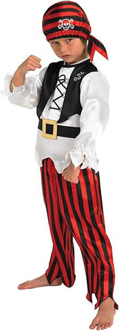 Rubie's Official Raggy Pirate Boy Costume, 5-6 years, New