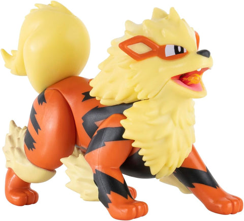 Pokémon Arcanine Battle Feature Figure, Used- acceptable, flame firing is a little temperamental, open, scruffy box