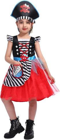 Sincere Party Girls Pirate Costume, 3-4 years, condition new, small scratch on the eye patch, only comes with eye patch and hat,scruffy packaging