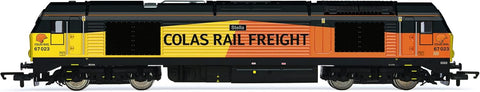 Hornby RailRoad Plus Colas Rail, Class 67, Co-Co - Era 10. Locomotives- new but scruffy box