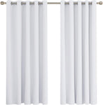 Deconovo Thermal Eyelet Darkening Curtains 66 x 54'', condtion used- very good, small dirt marks on edge