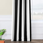 HPD Stripe Room Darkening Curtain (1 Panel) condition new but slightly dirty on fold, open, scruffy packaging