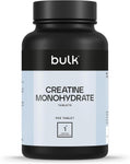 Bulk Creatine Monohydrate Tablets, 1000 mg Per Serving, Pack of 90, best before 07/25