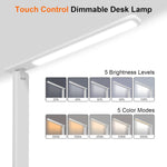 joyshie Desk Lamp with USB Charging Port, 5 Lighting Modes, Touch Control Desk Light- new but opened scruffy box