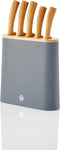 Swan SWKB1060GRYN Nordic 5 -Piece Knife Block, Grey, ID Required, New, open box