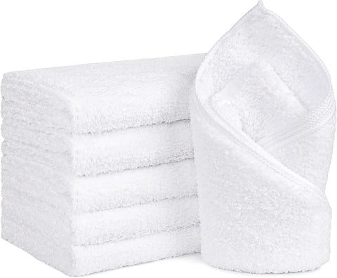 Orighty 6-Pack White Hand Towels Microfibre, condition new