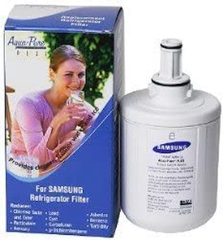 Samsung DA29-00003G Internal Fridge Water Filter, White, condition new, open, scruffy box