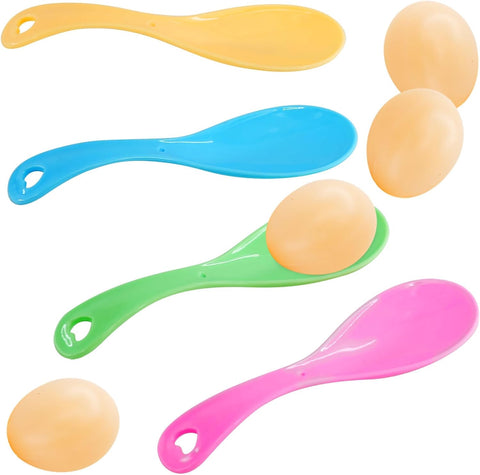 The Magic Toy Shop Egg and Spoon Race Game, New but open, scruffy box
