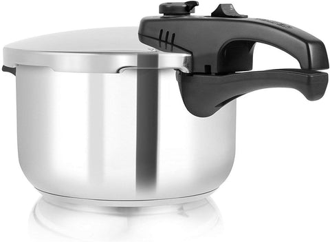 Tower T80245 Stainless Steel Pressure Cooker with Steamer Basket, 3 Litre, new, scruffy box