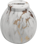 Ram® Ceramic Money Pot, Marble Effect, condition new but crack on bottom, open, scruffy box