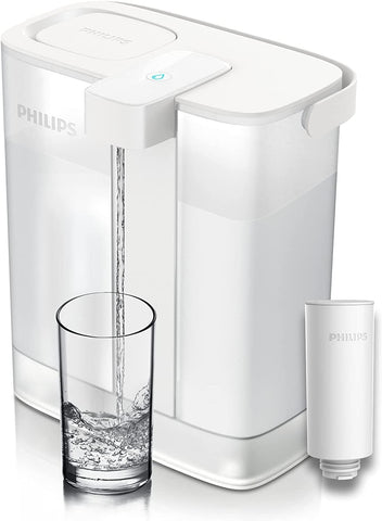 Philips Water Instant Water Filter - 3L Capacity, 1L/min Fast Flow, USB-C Rechargable, new, opened/scruffy box