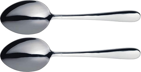 MasterClass Duo of Stainless Steel Serving Spoons, Silver, condition new, scruffy packaging