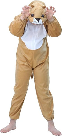 Matissa Unisex Animal style Costume for kids Colour Name: Lion size S- new but no original packaging