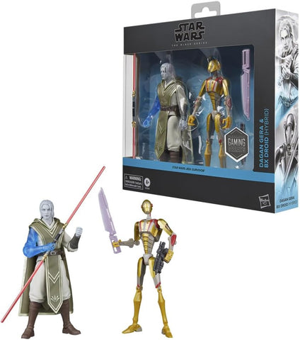 Star Wars The Black Series Dagan Gera & BX Droid (Hybrid), Jedi, new but open box