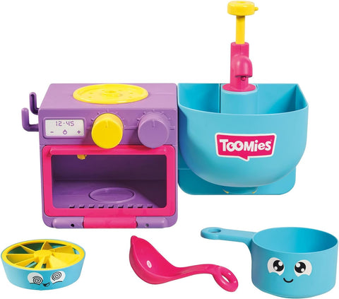 Toomies Bubble & Bake Bathtime , Kitchen Themed Bubble Making Toy , used acceptable condition
