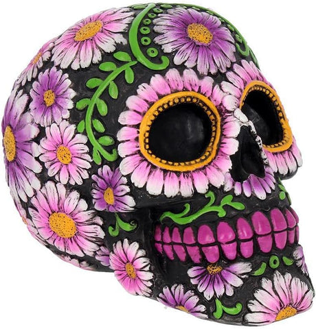 Nemesis Now Sugar Petal Skull 14.5cm, resin, Pale Pink- new but open box