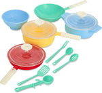 Casdon Pan Set Toy, New but open, damaged box