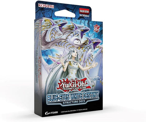 YU-GI-OH! Structure Deck Blue-Eyes White Destiny, new but open/damaged box