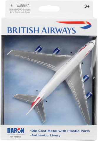 Daron RT6008 British Airways Toy, New but damaged, open, scruffy box