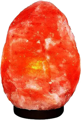 Straame Lighting - 100% Real Himalayan Crystal Rock Salt Lamp (1-2 kg) Wooden Base- new but missing original packaging