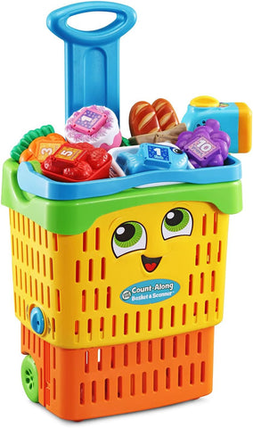 LeapFrog Count-Along Basket and Scanner, Multicolor , new but shopping list is missing , no original packaging