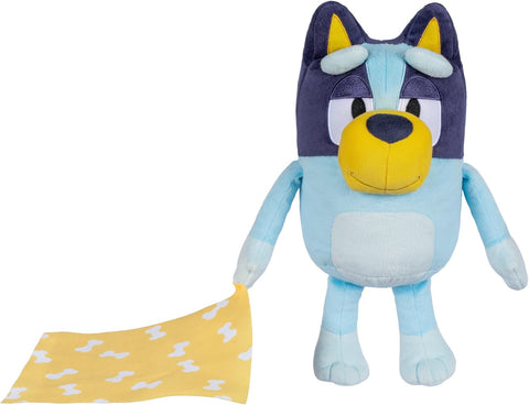 Bluey Sleepy Time 13 Inch Plush With Blanket, New