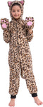 Sincere Party Cheetah,  Unisex Kids Fleece Animal Onesie Costumes , size XL , used-very good condition , no original packaging