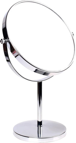 HIMRY Standing Mirror, 7x Magnification, 8 Inch, 360Â° Rotatable Chrome-Plated New but scruffy box