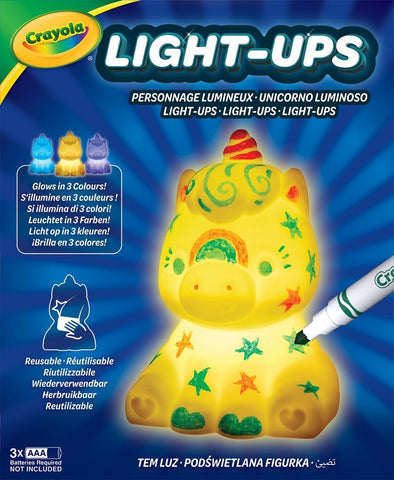 CRAYOLA Light Ups: Unicorn, New but damaged box