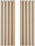 PONY DANCE Living Room Curtains  biscotti beige , new open scruffy box