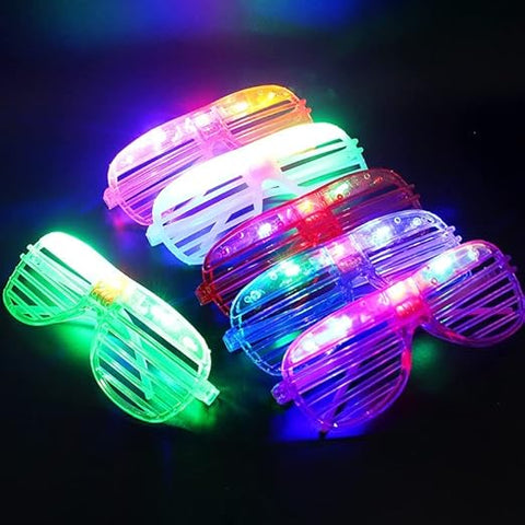 ZHONGGEMEI 10 pack Party Flashing Glasses, New, open box